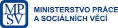 Logo Ministerstva práce a sociálních věcí